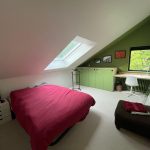 Student bedroom homestay Lille bed desk storage