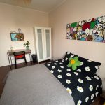 Student bedroom homestay Lille double bed desk