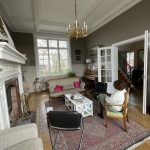 Elegant living room homestay Lille La Madeleine